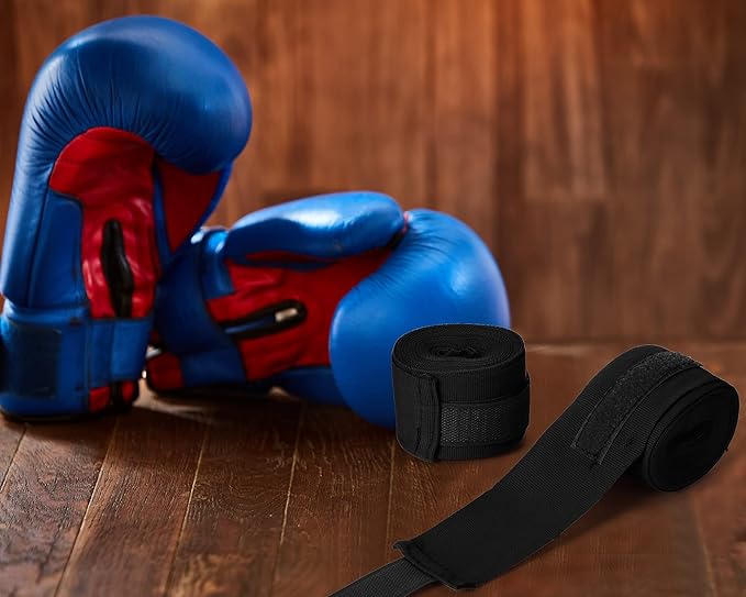 Junkin 6 Pairs Boxing Hand Wraps for Boxing Wraps Wrist Pugilism Handwraps for Men Women Kickboxing Muay Thai MMA