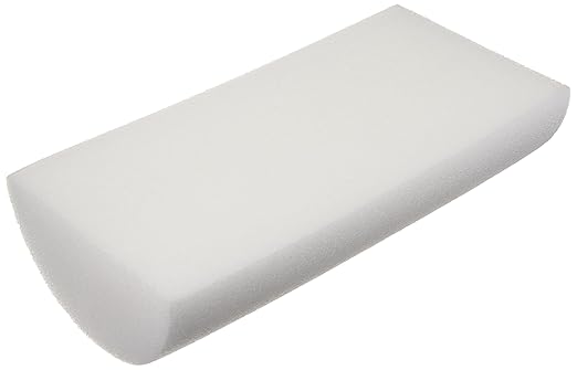 Sammons Preston Foam Therapy Roll, Half Round 6" x 12" High Density Foam Roller for Exercise, Physical Therapy, Rehabilitation, Body Balance, Motor Control, Mobility, and Flexibility