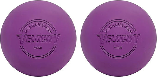 Velocity Lacrosse Balls - 1, 2, 3, 6, 12, 18, 24, 36, 60 and 120 Packs - for Practice, Official NFHS and College Approved Size