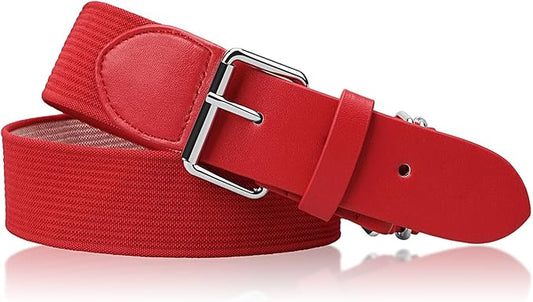 Stelle Baseball/Softball/Fastpitch Belt Girls Sports Elastic Adjustable Boys Uniform Belts Youth and Adult Sizes