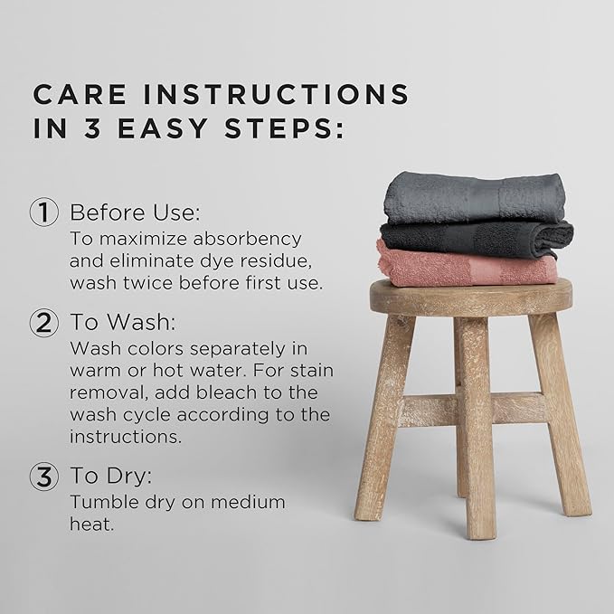 Fromm ColorSafe 100% Cotton Bleach Proof Salon Hair Towels, for Hairstylists, Barbers, Spa, Gym, Absorbent and Stain-Resistant Navy Blue Towels for Drying Long, Curly, Wavy Hair, 16" x 29",6 Pack