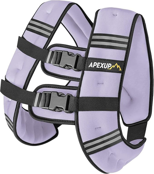 APEXUP Weighted Vest Men Women, Weight Vest for Women Workout Equipment for Strength Training Running