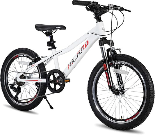 HILAND 20 Inch 26 Inch Mountain Bike for Women Girl, Lock-Out Suspension Fork, Aluminum Frame, Adult Ladies Mens MTB Bicycle