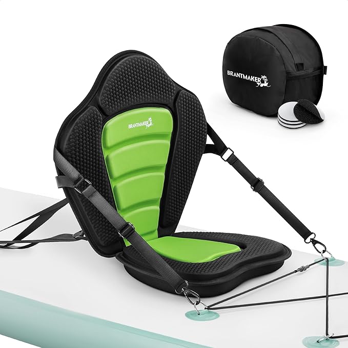 Kayak Seats with Back Support, Paddle Board Seat, Universal Thicken Cushion for Inflatable Paddleboard, Sup, Canoe, Ocean Kayak
