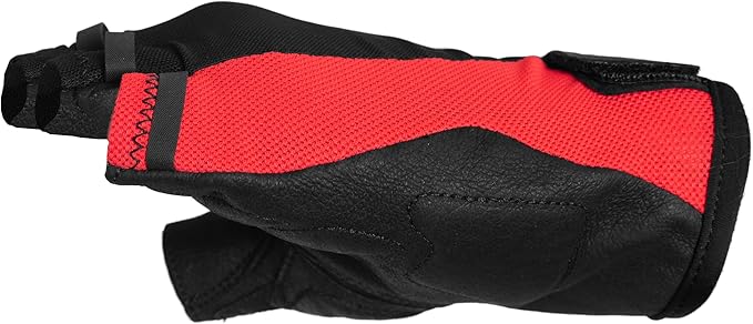 Superset Leather Workout Gloves for Weight-Lifting (Padded) Perfect for Gym Training (Breathable) Black /Size : 7 Mens XS Womens M