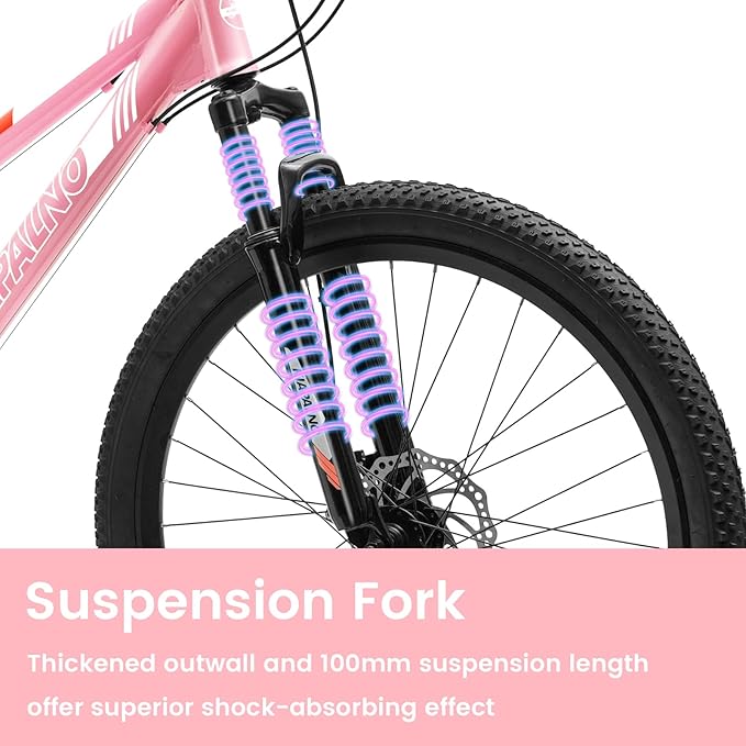 24/26/27.5 Inch Wheels Mountain Bike Shimano 21 Speeds with Mechanical Disc Brakes Aluminum/High-Carbon Steel Frame Suspension MTB Bikes Mountain Bicycle for Adult & Teenagers