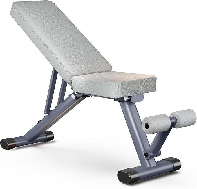 Adjustable Weight Bench for Home Gym,1025 LB Stable Workout Benches for Full Body Strength Training,Dumbbell Exercise,3 Sec Fast Folding Sit up Bench