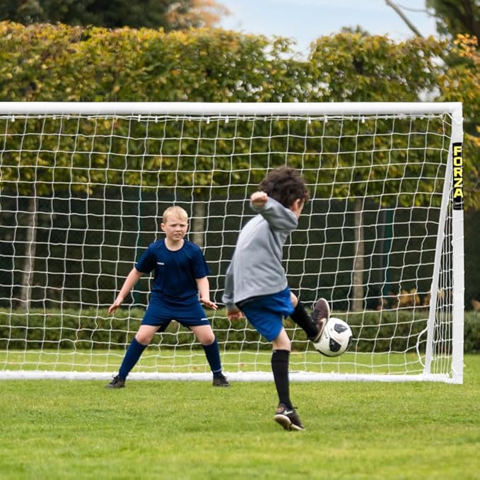 Forza Backyard Soccer Goals [9 Sizes] | Ultra-Durable uPVC Weatherproof Kids Soccer Goals | Quick Assembly – Every Goal Counts!