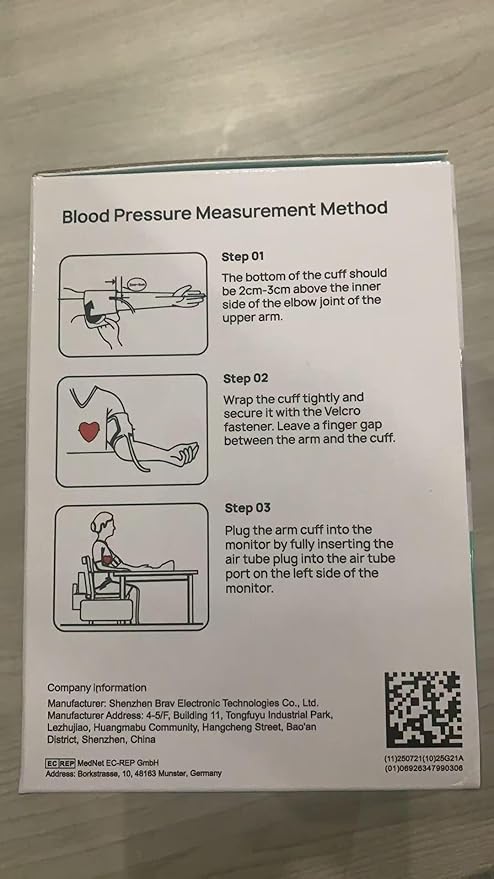 RunStar Upper Arm Blood Pressure Monitor with Wide Range Cuff (8.6'' -16.5'') for Home Use FSA&HSA Eligible, Automatic Digital BP Machine with Storage Bag, 2x99 Reading Memory