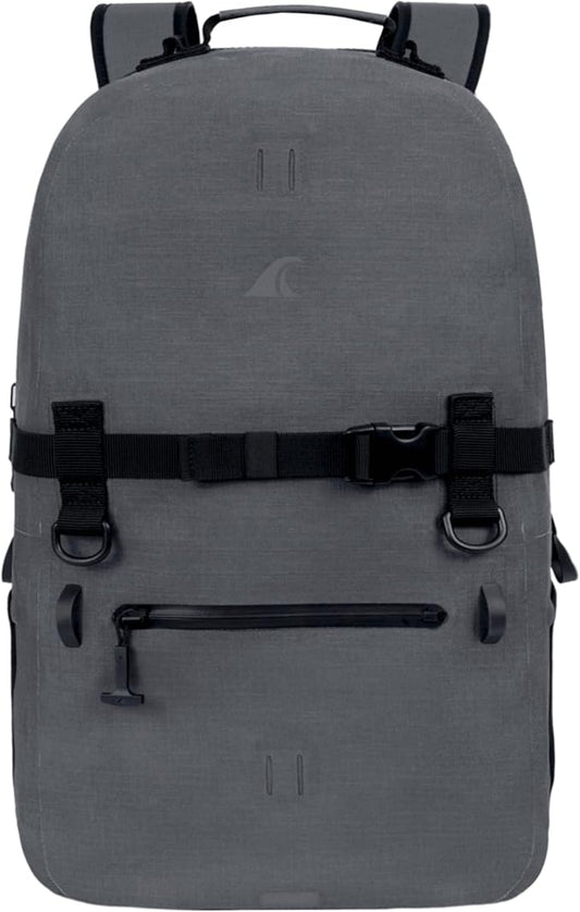 Breakwater Supply™ Waterproof IP68 Submersible Backpack with Airtight Zippers | Laptop Travel Outdoors | Fogland 25L 20L 15L