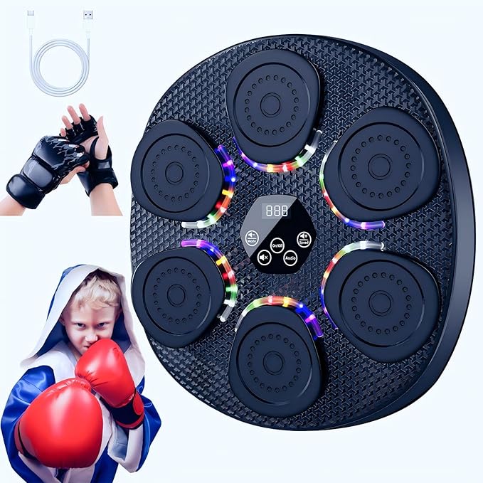Music Boxing Machine Smart Bluetooth Boxing Equipment for Kids