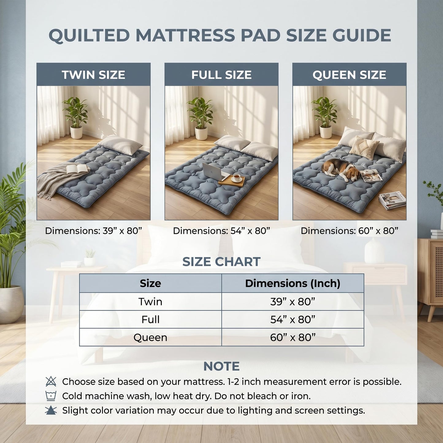 FARINA Japanese Futon Mattress Floor Mattress, 3.5" Thicken Twin Size Shredded Memory Foam Roll Up Foldable Tatami Mat, Portable Sleeping Pad for Living Room Guest Room (Grey, Twin)
