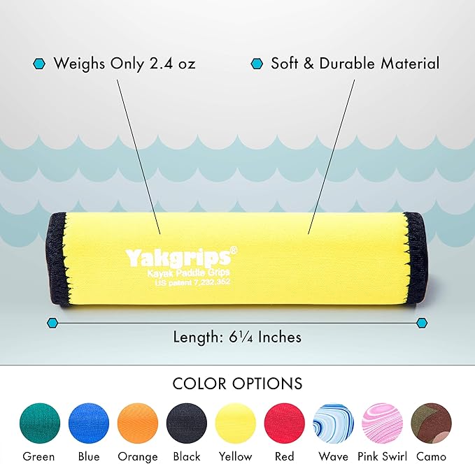 Paddle Grips for Take-Apart Kayak Paddle Shaft, Kayaking Accessories, Non-Slip Grip, Blister Prevention - Cascade Creek