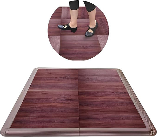 Dance Floor Tiles, Interlocking Dance Floor Tiles for Ballet, Tap, Jazz, and Irish Dance | Portable Dance Floor Tiles for Indoor Dance Flooring