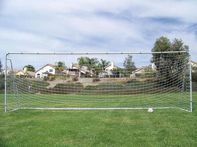 PASS 18.5 x 6.5 Ft. Official Youth Size. Heavy Duty Steel Soccer Goal w/Net. Regulation Youth, League Size Goals. Professional Practice Training Aid. 18.5 x 6.5. 18.5x6.5 Foot
