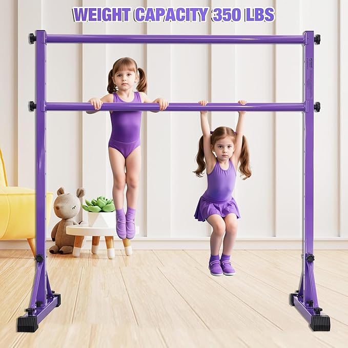 Adjustable Ballet Barre,Portable Dance bar,Fitness Equipment for Dance & Balance Excercise,Super Sturdy for Balance Workout,Weight Limit 250 LBS