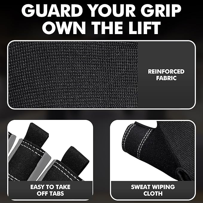 Gym Gloves for Weight Lifting,Workout Gloves with Full Palm Protection–Breathable Fitness Glove for Men & Women,Powerlifting,Pull Ups,Cycling,Gym Training