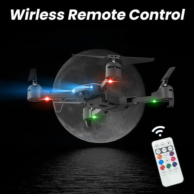 4PCS Wireless LED Strobe Lights with Remote Control, RGB 8 Colors Multifunction, USB Charging Waterproof Anti-Collision Tail Warning Mini Light for Car Motorcycle Trucks Bike Drone Aircraft (4)