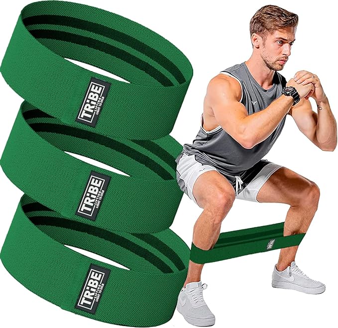 Fabric Resistance Bands for Legs - Workout Bands Resistance Bands for Men and Women - Booty Bands for Working Out - Exercise Bands Resistance Bands Set - Elastic Bands for Exercise