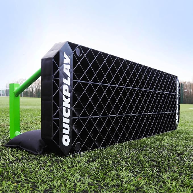 QUICKPLAY Replay Station Soccer Rebound Board - Portable Dual Surface Rebounder with Adjustable Angle - Soccer Training Equipment for Control, Passing Practice