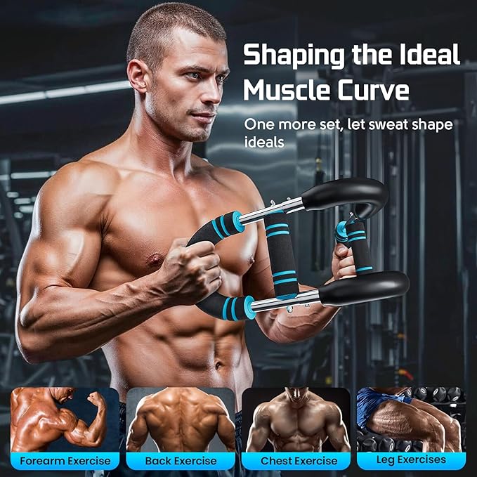 Twister Arm Trainer Workout Equipment - Chest Workout Equipment Arm Trainer Chest Exerciser with Silent Spring 60-110LB Demountable Adjustable Enhancing Upper Body Leg Muscle for Men Women