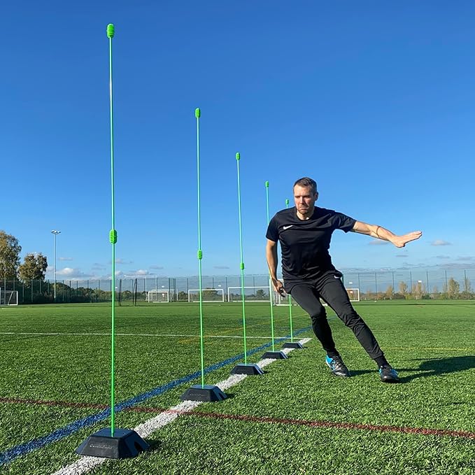 QUICKPLAY Base Weights to Train on Turf & Court | Fits Agility Poles and Kickster Soccer Goals