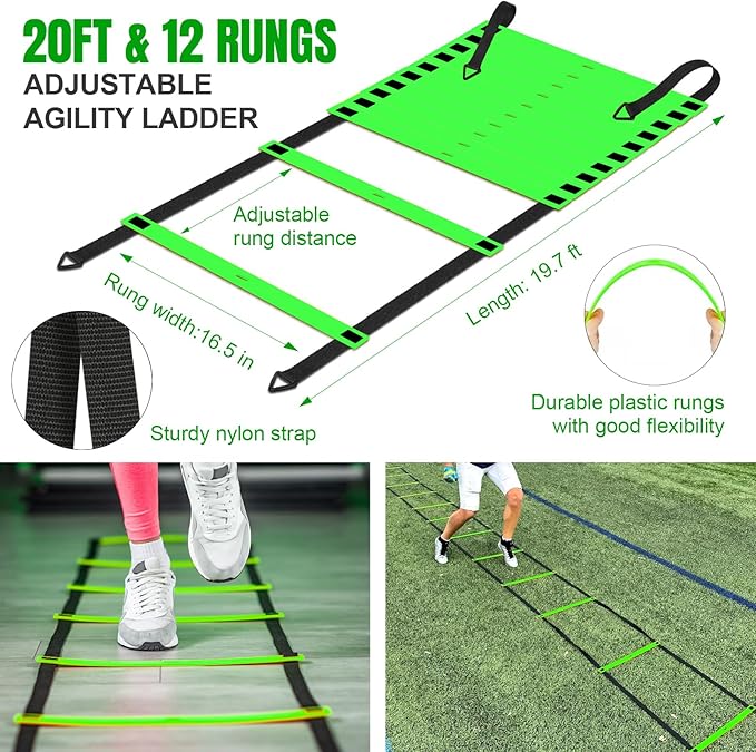 Kids Soccer Goals for Backyard Set, Portable Toddler Soccer Goal 2 of 6x4 ft, 4x3 ft, 7x5 ft, Soccer Training Equipment, Pop Up Soccer Net Kit with Size 4 Soccer Ball, Outdoor Sports Play, Youth Game