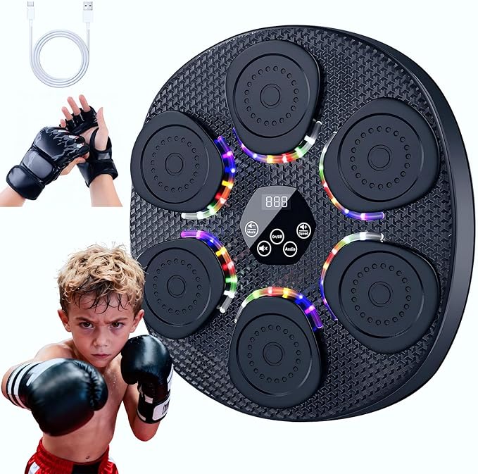 Music Boxing Machine Smart Bluetooth Boxing Equipment for Kids