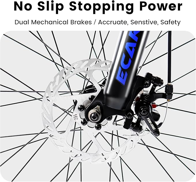 Trail-Ready 24 Inch Mountain Bike, 21-Speed Drivetrain with Gear Indicator Lever, Durable High Carbon Steel Frame, Ideal for Off-Road Exploration