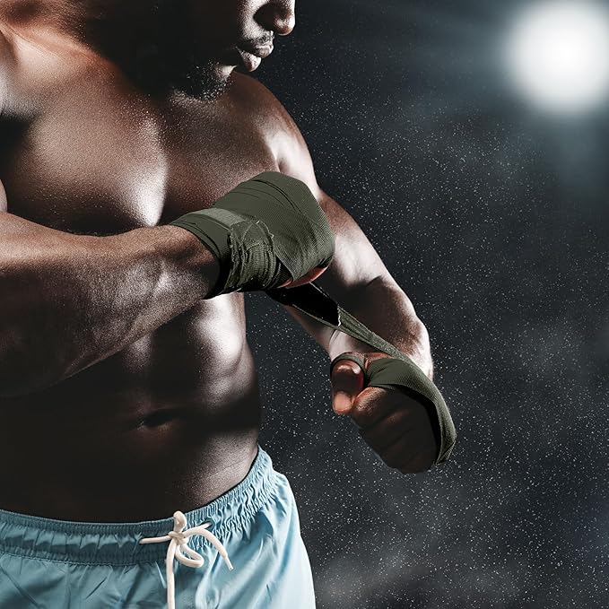 Junkin 6 Pairs Boxing Hand Wraps for Boxing Wraps Wrist Pugilism Handwraps for Men Women Kickboxing Muay Thai MMA