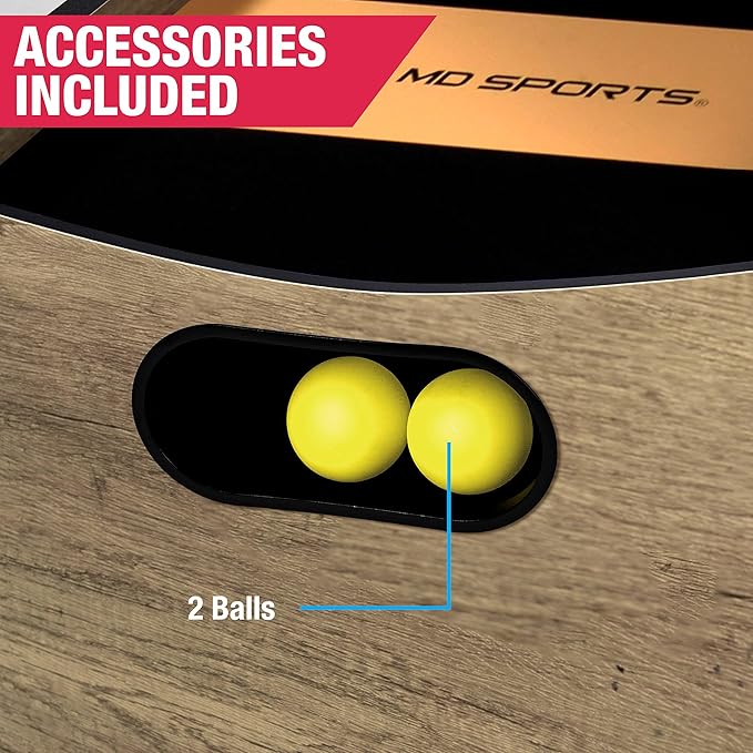 MD Sports Roll & Score Arcade Game, 87" Durable Electronic Scoring with Sound Effects and Game Balls, Perfect for Family Game Rooms