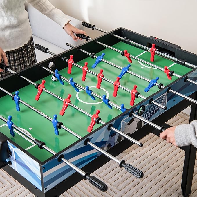Goplus 14-in-1 Multi Game Table, Combo Game Table w/Foosball, Air Hockey, Pool, Table Tennis, Basketball, Chess, Checkers, Bowling, Shuffleboard, Kids Adults Gifts for Home, Arcade, Game Room