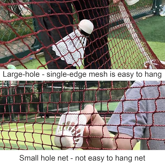Outdoor Replacement Badminton Net, Indoor Standard Regulation Badminton Court Netting Only, for Backyard Beach Garden,20 FT x 2.5 FT