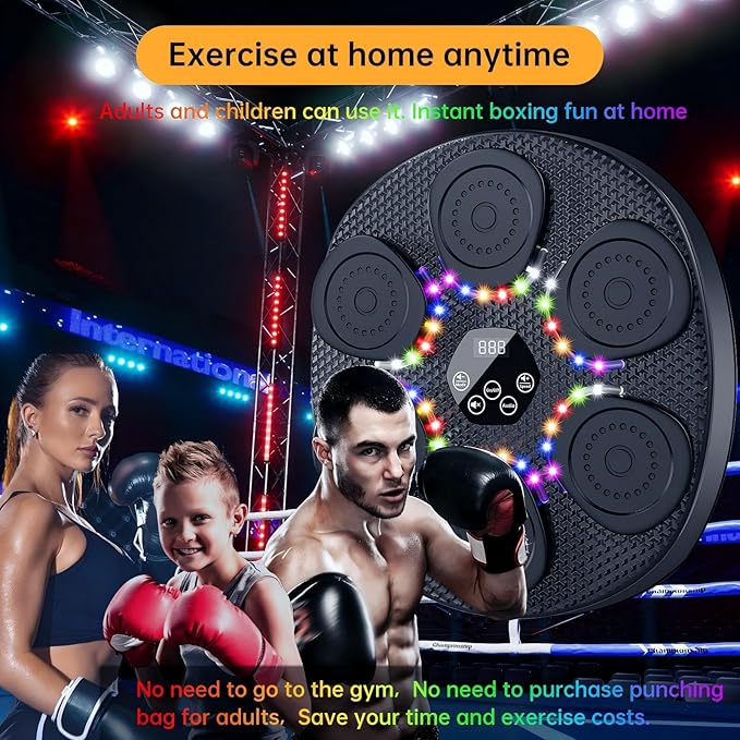 Music Boxing Machine Smart Bluetooth Boxing Equipment for Kids