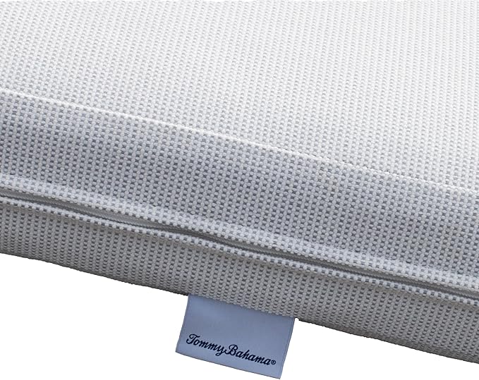 Tommy Bahama Bench Cushion, 48" X 19" X 2.5", Bamboo Bay Bone
