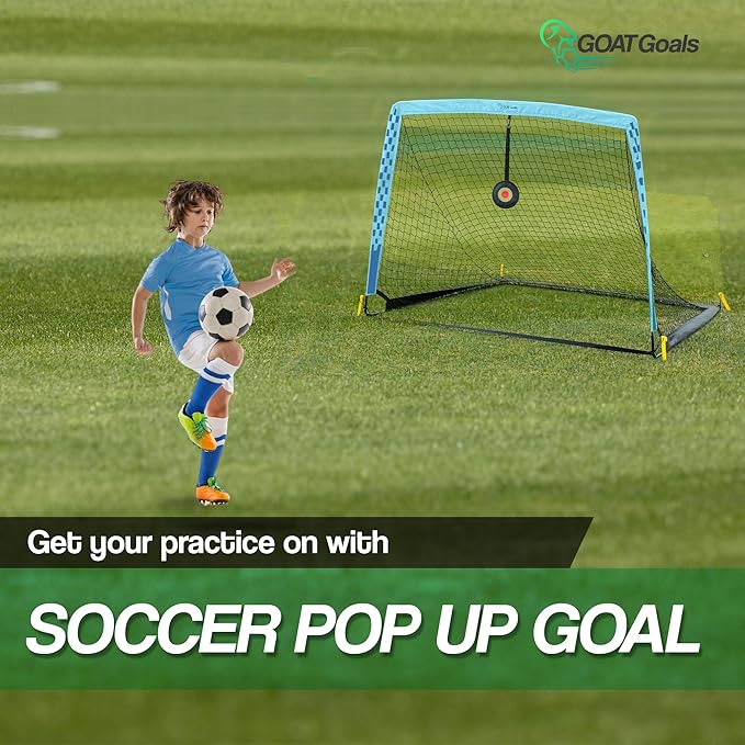 Premium Backyard Soccer Goal Set – Includes Portable Pop-Up Goals, Heavy-Duty Nets, Training Balls, and Full Equipment for Kids and Toddlers – Ideal for Outdoor Play & Skill Development