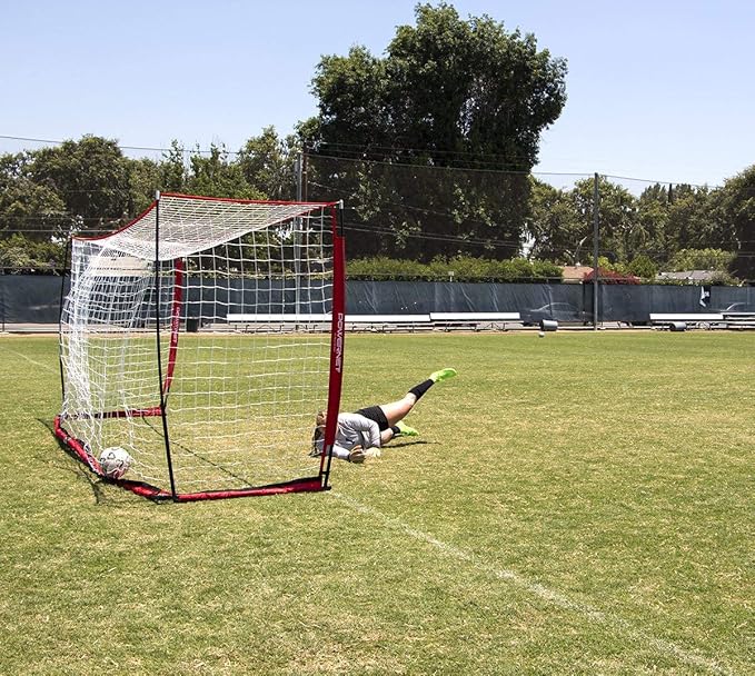 PowerNet Soccer Goal for Backyard, 3Mx2M / 12x6 FT Portable Soccer Net, Sports & Outdoors Training Equipment, 1 Goal & Zipper Storage Bag
