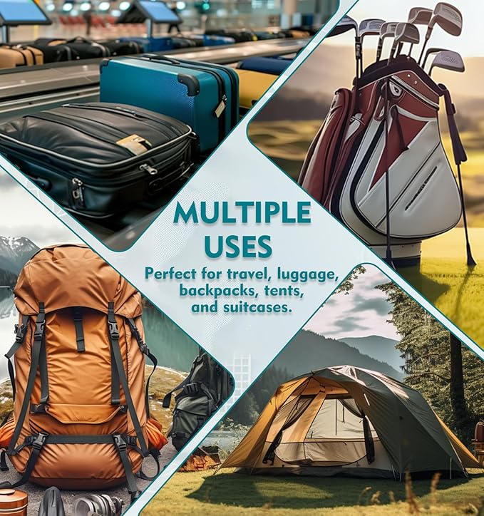 ANVIL TSA Approved Luggage Locks – High Security TSA008 Combination Travel Locks with Inspection Indicator for Suitcases and Backpacks. (4, Yellow)