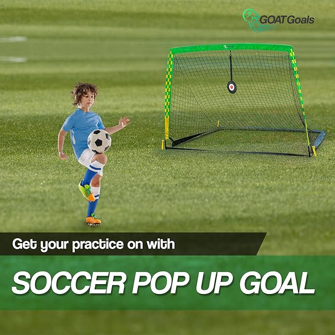 Premium Backyard Soccer Goal Set – Includes Portable Pop-Up Goals, Heavy-Duty Nets, Training Balls, and Full Equipment for Kids and Toddlers – Ideal for Outdoor Play & Skill Development