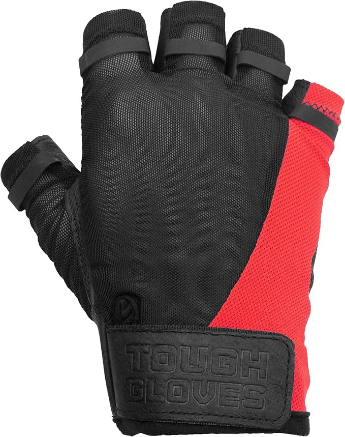 Superset Leather Workout Gloves for Weight-Lifting (Padded) Perfect for Gym Training (Breathable) Black Size : 10 Mens L