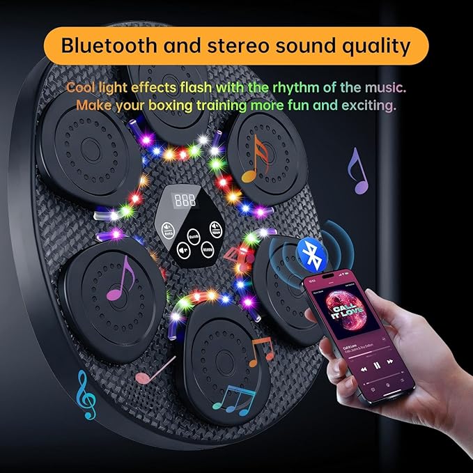 Music Boxing Machine Smart Bluetooth Boxing Equipment for Kids