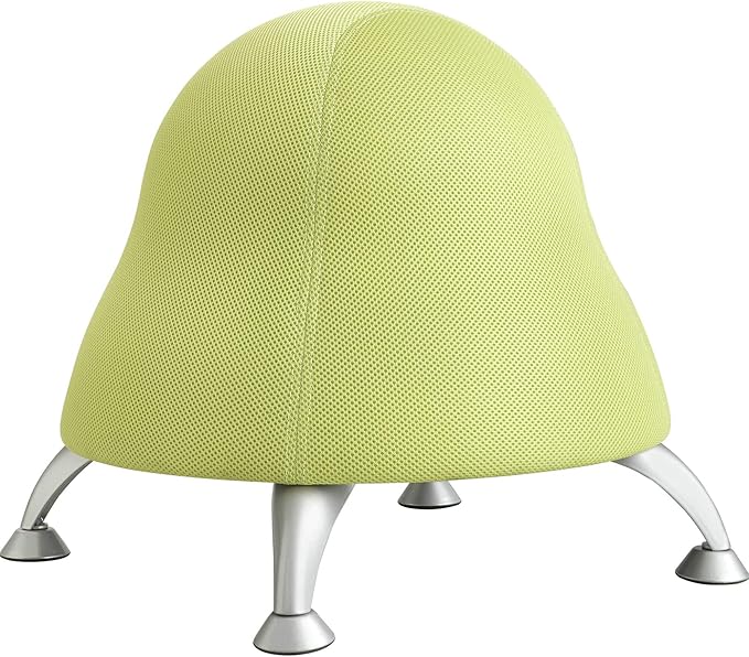 Safco Runtz Ball Chair for Kids, Anti-Burst, Exercise Ball Chair, Promotes Movement, Better Posture and Balance, Green Apple
