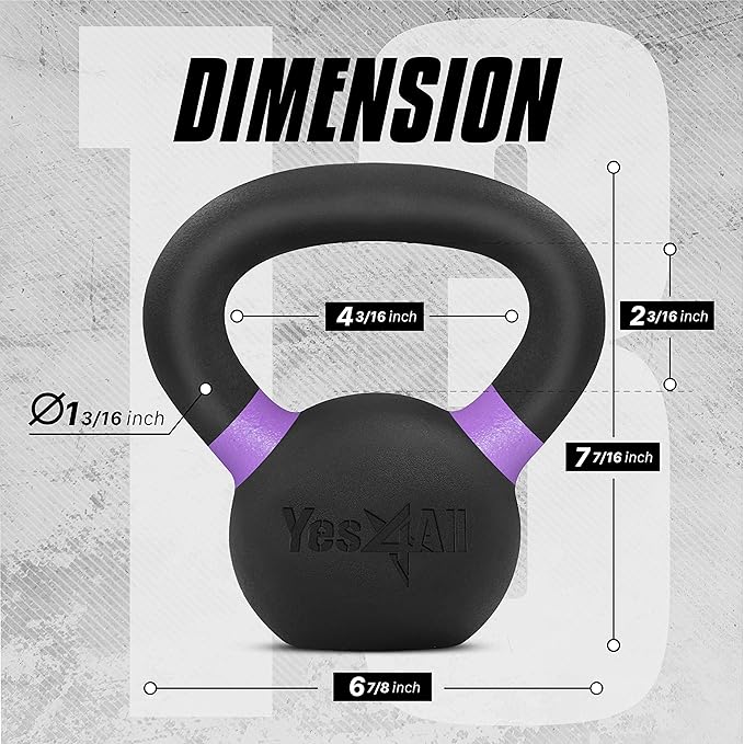 Yes4All Cast Iron Kettlebell
