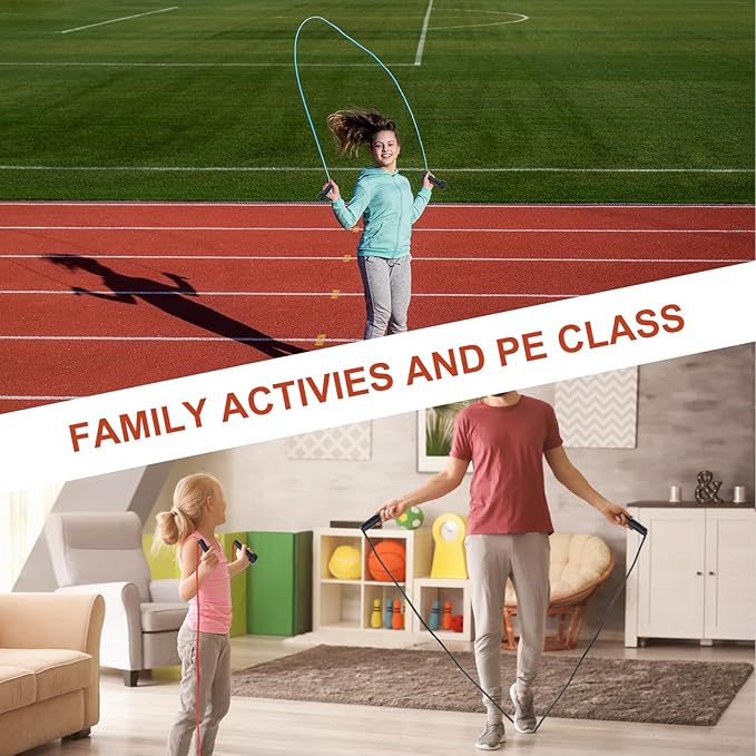 PATIKIL Jump Rope PVC, Adjustable Speed Skipping Rope Tangle-Free Exercise Equipment for Workout Women Men Outdoor Training Home Fitness