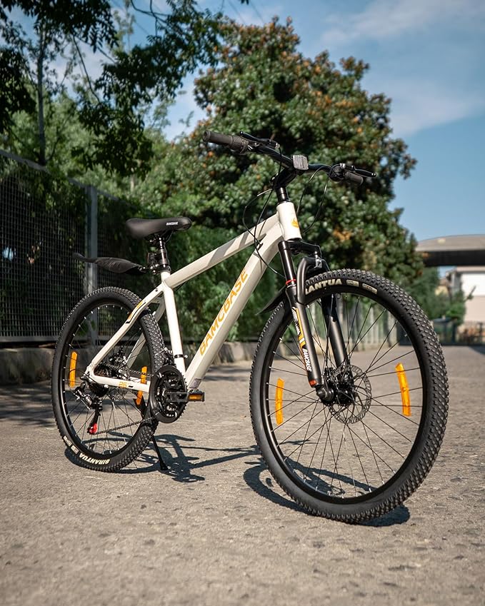 HILAND 26 27.5 Inch Mountain Bike, Mens and Womens Aluminum Frame MTB with 21 Speeds, Dis Brake, Hardtail Bicycle for Adults
