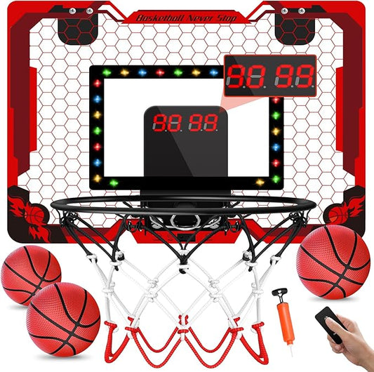 Red Basketball Hoop Indoor