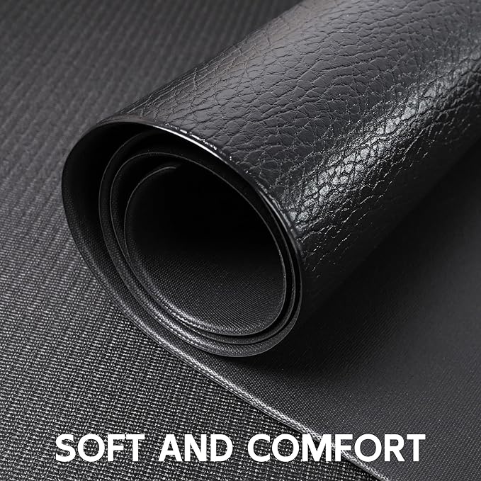 Treadmill Mat, Bike Trainer Mat for Stationary Spin Bike, 72" x 36" Non Slip Exercise Equipment Mat for Bike, Treadmill, Elliptical, Yoga - Workout Floor Protector for Carpet Or Hardwood