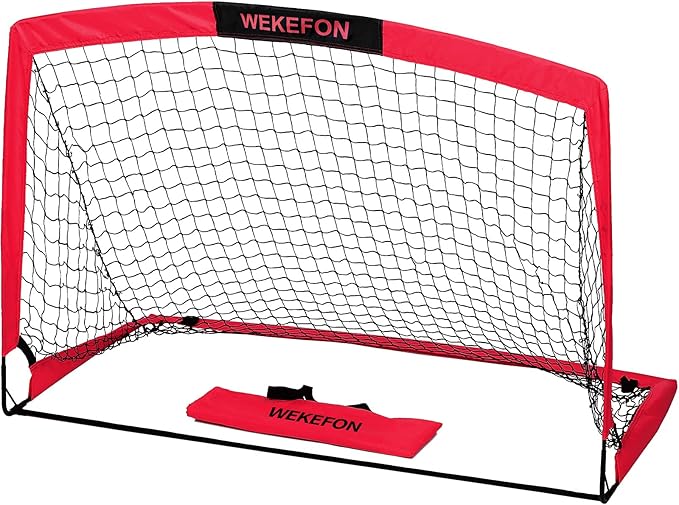 Soccer Goal 5' x 3.1' Portable Soccer Net with Carry Bag for Backyard Games and Training for Kids and Youth Soccer Practice, 1 Pack