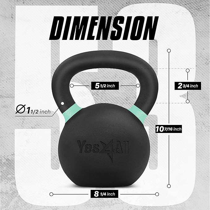 Yes4All Cast Iron Kettlebell