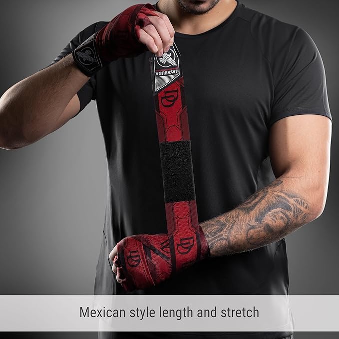 Hayabusa Marvel Hero Elite Mexican Style Boxing Hand Wraps for Men & Women